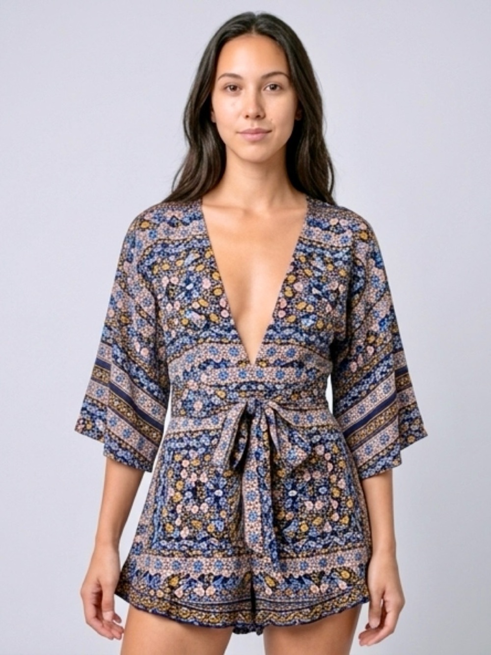 Lulus Floral Romper - Size Xl